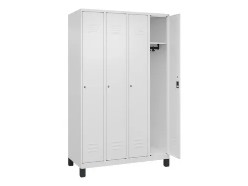 locker,HxBxD 1950x1200x500mm,4vak,vak B 300mm,cil.-slot,voeten