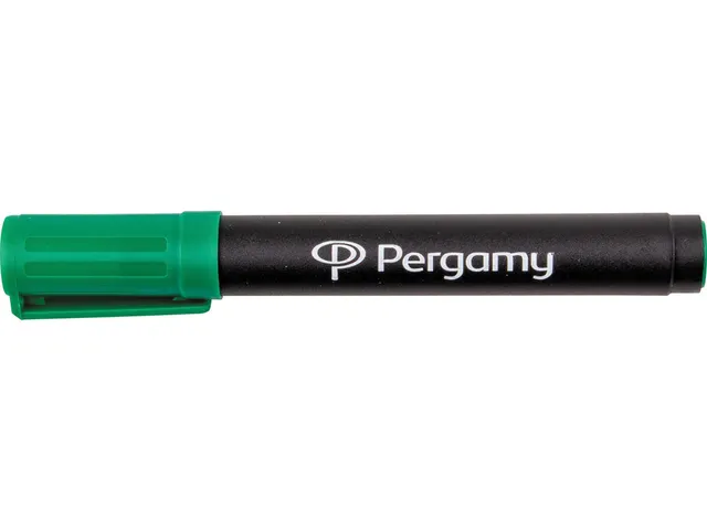 Permanent Marker Met Beitelpunt, Groen