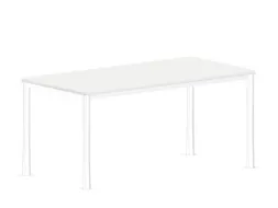 In hoogte verstelbaar bureau,HxBxD 720-840x1600x800mm,Bl-wit