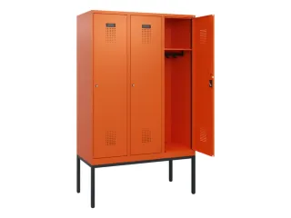 schoollocker,HxBxD 1950x1200x500mm,3vak,vak B 400mm,cil.-slot - 1