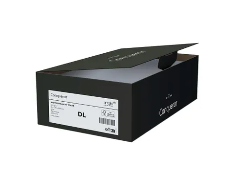 Conqueror Vergé Envelop Strip DL 110x220mm Vellum Woodfree 500 Stuks