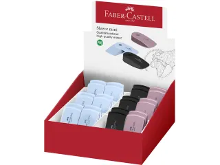 Gum Faber-Castell Sleeve mini Harmony assorti display 24 stuks 12x sky - 1