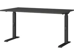 In hoogte verstelbaar bureau,HxBxD 680-910x1400x800mm,blad grafiet