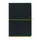 Notitieboek Aurora Tesoro A5 192blz lijn 80gr zwart geel
