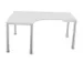 bureau à retour à hauteur réglable,HxlxP 720-840x1600x1200mm,Bl-bla