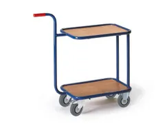 rolplateau met duwstang,draagverm. 200kg,laadvl. LxB 600x500mm