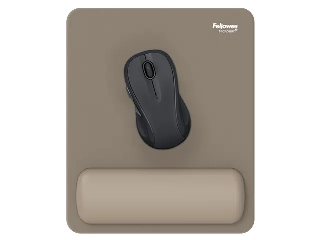 Muismat met polssteun Fellowes Breyta zand 20x24cm