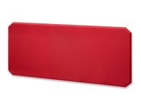 akoestische wandabsorber HxB 600x1400mm stof rood