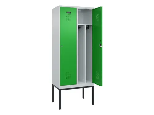 locker voor scheiding van kleding,HxBxD 2120x800x500mm,2vak