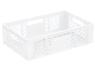 Euronorm Stapelkrat Hxlxb 170x600x400mm 33liter Open Wit - 1