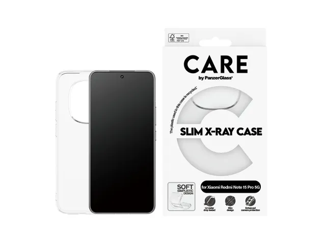 PanzerGlass CARE by X-Ray Case Xiaomi Redmi Note 15 Pro 5G, Hoes