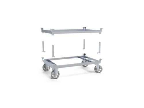 palletonderstel,draagverm. 1200kg,laadvl. LxB 1200x800mm