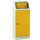 afvalverzamelaar zelfblussend 45 liter HxBxD 1000x400x300mm geel