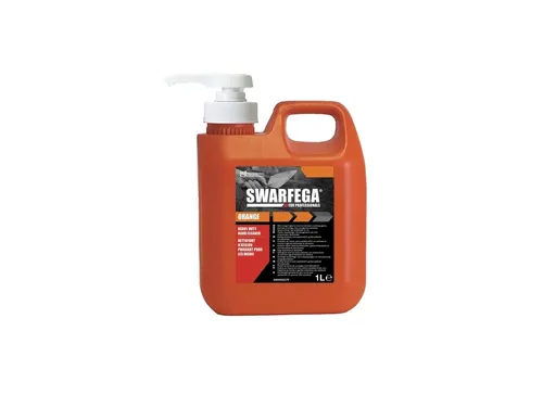 Handreiniger SCJ Swarfega Orange 1 liter met pomp