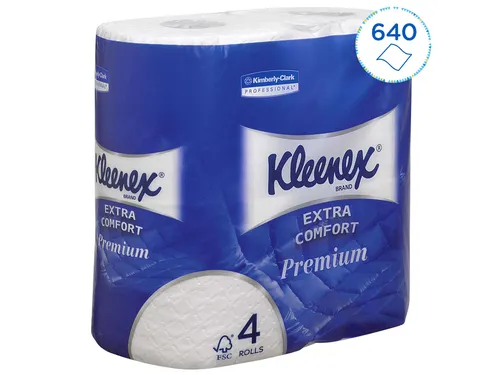 Toiletpapier Kleenex 4-laags 160vel wit 8484
