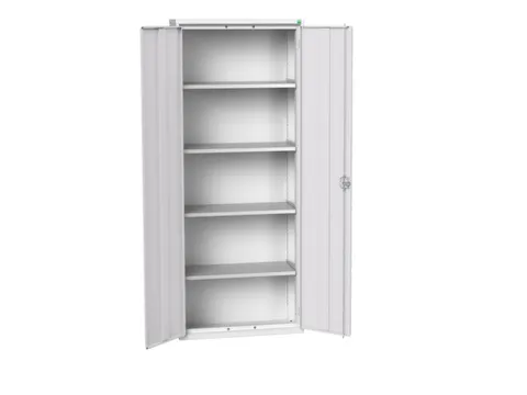 universele kast,HxBxD 2000x800x350mm,4xStalen bodem,draaigrendelslot