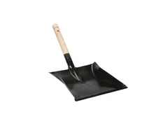 Stofblik metaal houten steel 10 Stuks