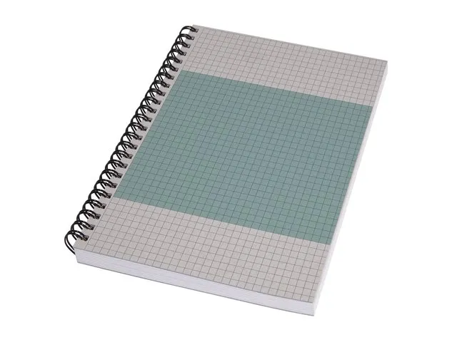 Carnet Sigel Quicknote A5 Spiral Light Blue quadrillé à couverture s
