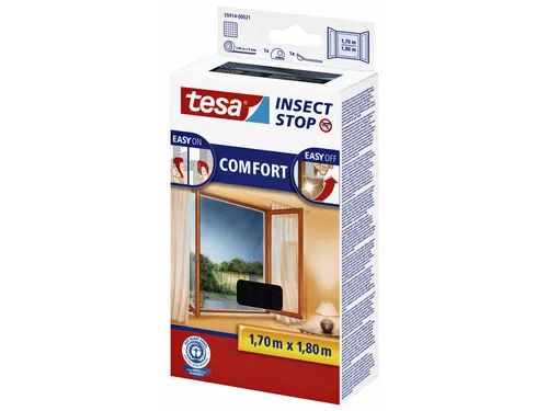 Insectenhor tesa Insect Stop COMFORT raam 1,7x1,8m zwart