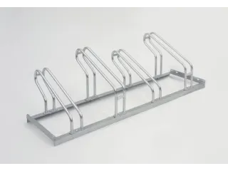 Fiets-beugelrek L 1400mm 4plaatsen Enkelzijdig Schroefbaar - 1