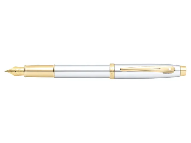 Vulpen SHEAFFER 100 E9340 F Bright chrome gold tone