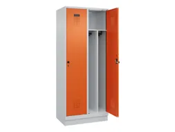 locker voor scheiding van kleding,HxBxD 1950x800x500mm,2vak