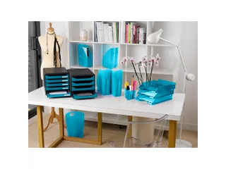 ECOBIN Papiermand 15 L turkoois transp. - 3