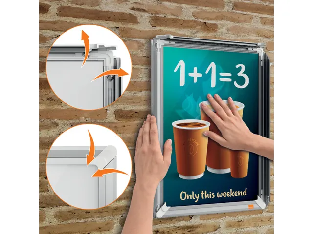 clicklijst Premium Plus, versterkende hoeken, ft A3