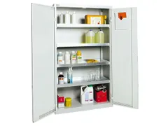 Milieukast Plaatstaal Grijs Ventilatie 1800x1000x500mm