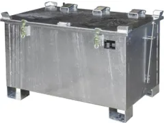 lithium-ion opslagcontainer,220l,HxBxD 750x1200x800mm,vuurverzinkt
