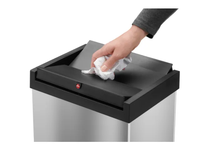 RVS afvalbakken,52l,HxBxD 763x339x260mm,romp RVS