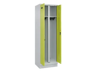 locker voor scheiding van kleding,HxBxD 1950x600x500mm,2vak - 1