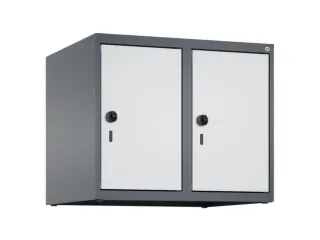 opzetkast,v. locker,2vak.,vak B 300mm,HxBxD 500x600x500mm,draaigrendel - 2