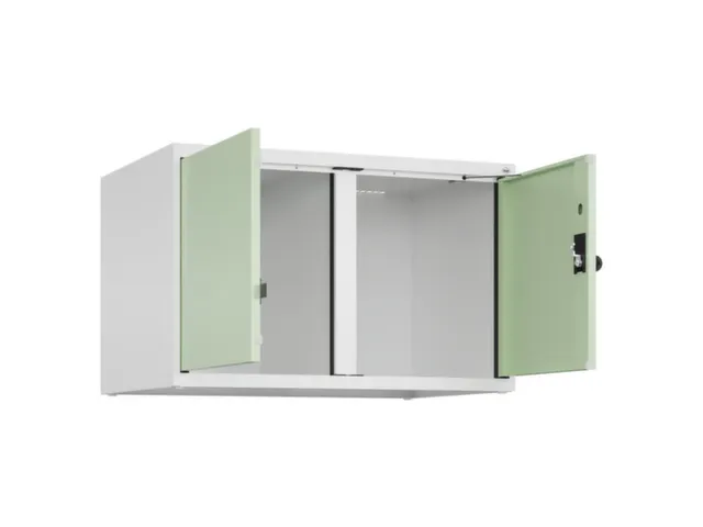 opzetkast,v. locker voor scheiding van kleding,2vak.,vak B 400mm