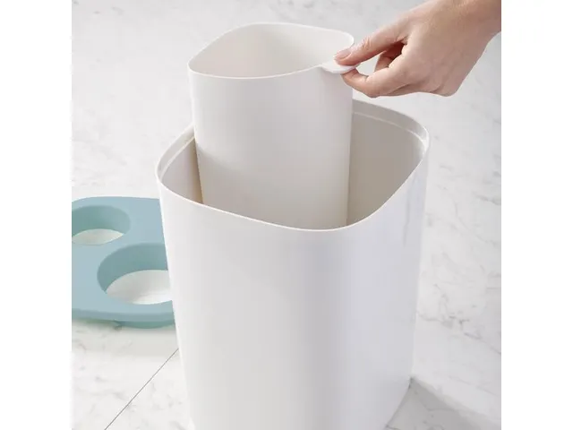 Afvalemmer Split 8 liter Blauw