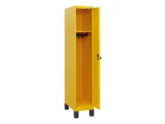 schoollocker,HxBxD 1630x300x500mm,1vak,vak B 300mm,draaigrendel,voeten