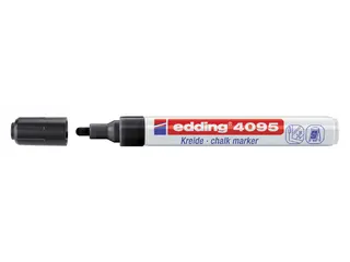Krijtstift edding 4095 rond zwart 2-3mm - 1