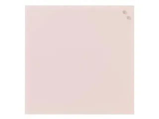 Glasmagneetbord Naga 45x45cm poeder roze - 1