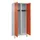 locker voor scheiding van kleding,HxBxD 1950x800x500mm,2vak