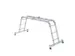 multifunctionele vouwladder,4x3,sporten,balk L 3,65m,aluminium