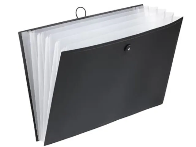 Viquel Voorordner met 6 vakken A3 zwart