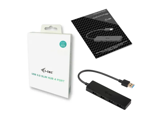 I-tec Usb 3.0 Slim Passive Hub Hub 4 Poorten Usb 3.0 Slim Passive Hub