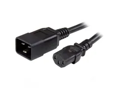 1 Meter Heavy Duty Stroom Verlengkabel, IEC 320 C13 naar IEC 320 C20 V