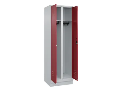 locker voor scheiding van kleding,HxBxD 1950x600x500mm,2vak