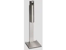 Staande Asbak 3.5 liter Hxbxd 1250x310x310mm Afsluitbaar Rvs