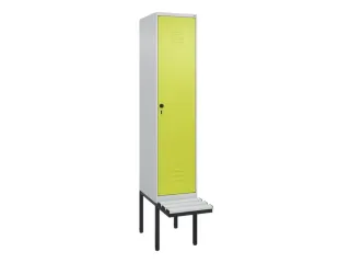 locker voor scheiding van kleding,HxBxD 2120x400x815mm,1vak - 1