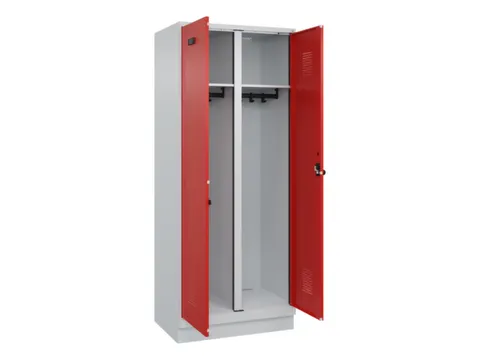 locker voor scheiding van kleding,HxBxD 1950x800x500mm,2vak