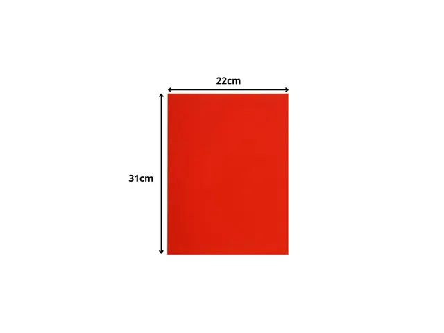 Vouwmap Exacompta Flash A4 80gr Rood 100 Stuks