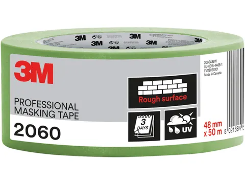Professionele Afplaktape Ruwe Oppervlakken 48Mmx50M Groen
