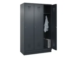 locker,HxBxD 1950x1200x500mm,3vak,vak B 400mm,cil.-slot,sokkel